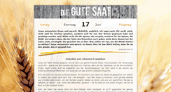 Desktop Screenshot of gute-saat.de