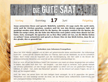 Tablet Screenshot of gute-saat.de